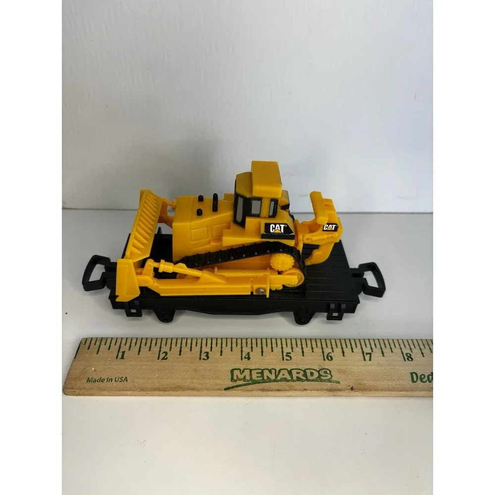 🚜2007 CAT Construction Express Train Set Motorized - 14 Feet Track